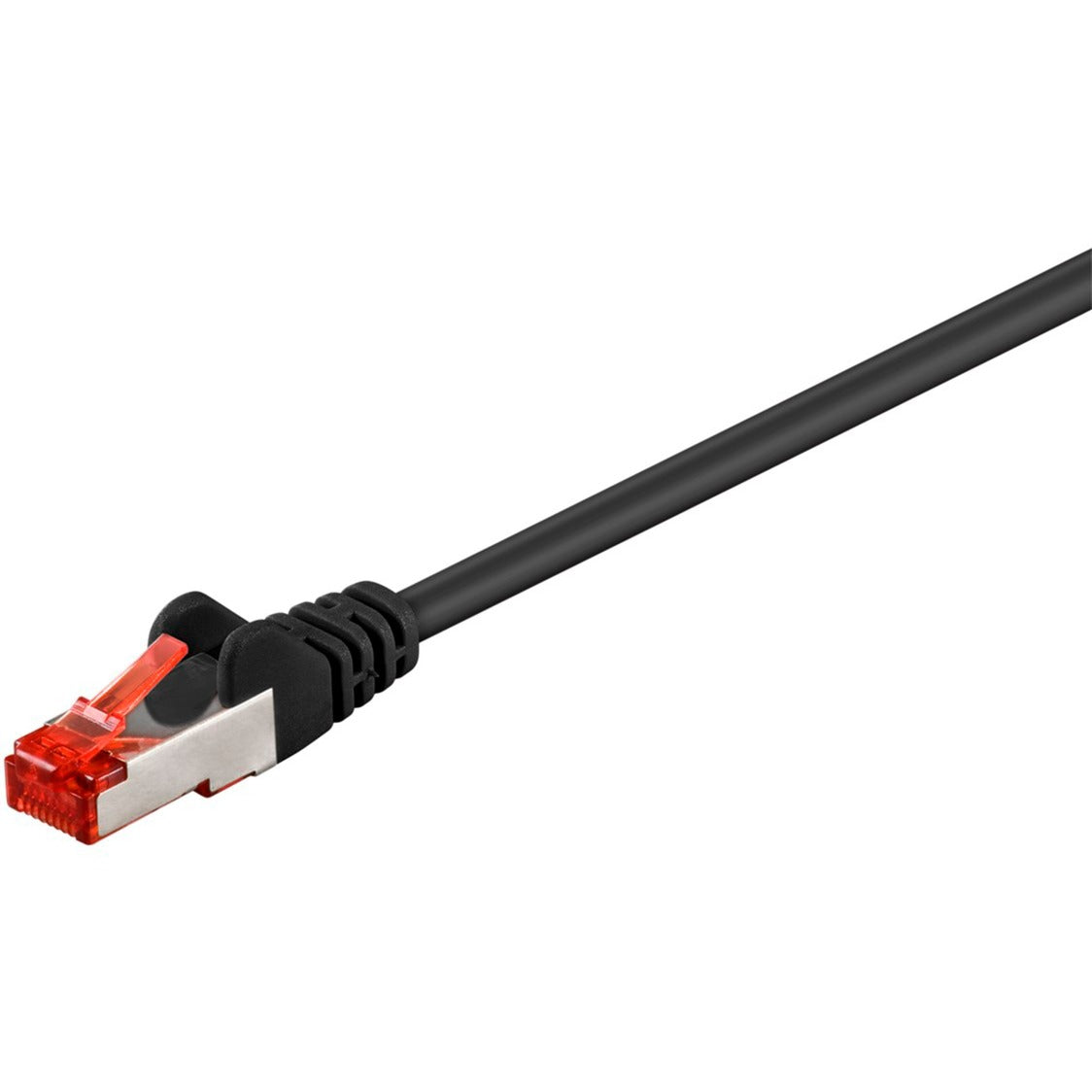 Goobay Cat 6 Patchkabel, S FTP (PIMF) 3 Meter (schwarz)