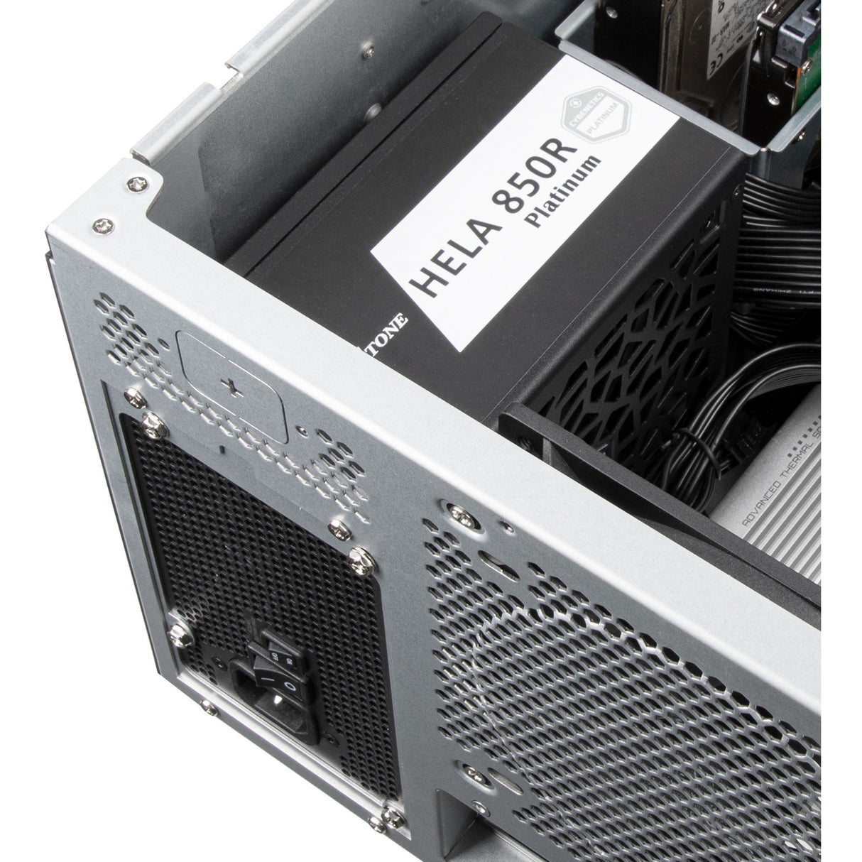 Silverstone RM52 Servergehäuse (schwarz | 2x USB-A | 1x USB-C)