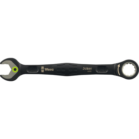 Wera 6000 Joker Black Edition 11 Set 1 Ringmaul-Ratschenschlüsselsatz, 11-teiliger Schraubenschlüssel (schwarz)