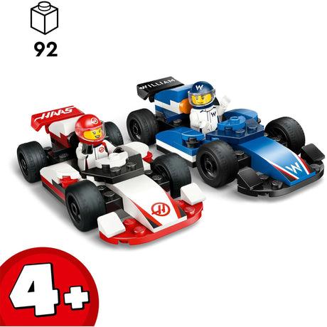 Lego City F1 Williams Racing und Haas F1 Rennwagen – 60464