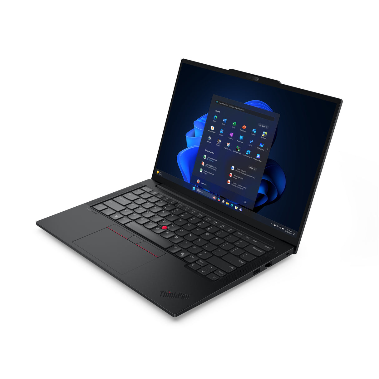 Lenovo thinkpad e14 gen 7 (21sx002kmh) 14 laptop (zwart | ultra 7 255h | arc 140t | 16 gb | 512 gb ssd)