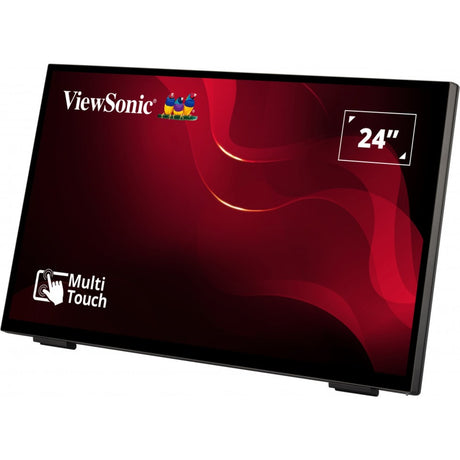 Viewsonic rahmenloser Touch-Monitor mit 10-Punkt-PCAP 24 (Schwarz, HDMI, DisplayPort, VGA)