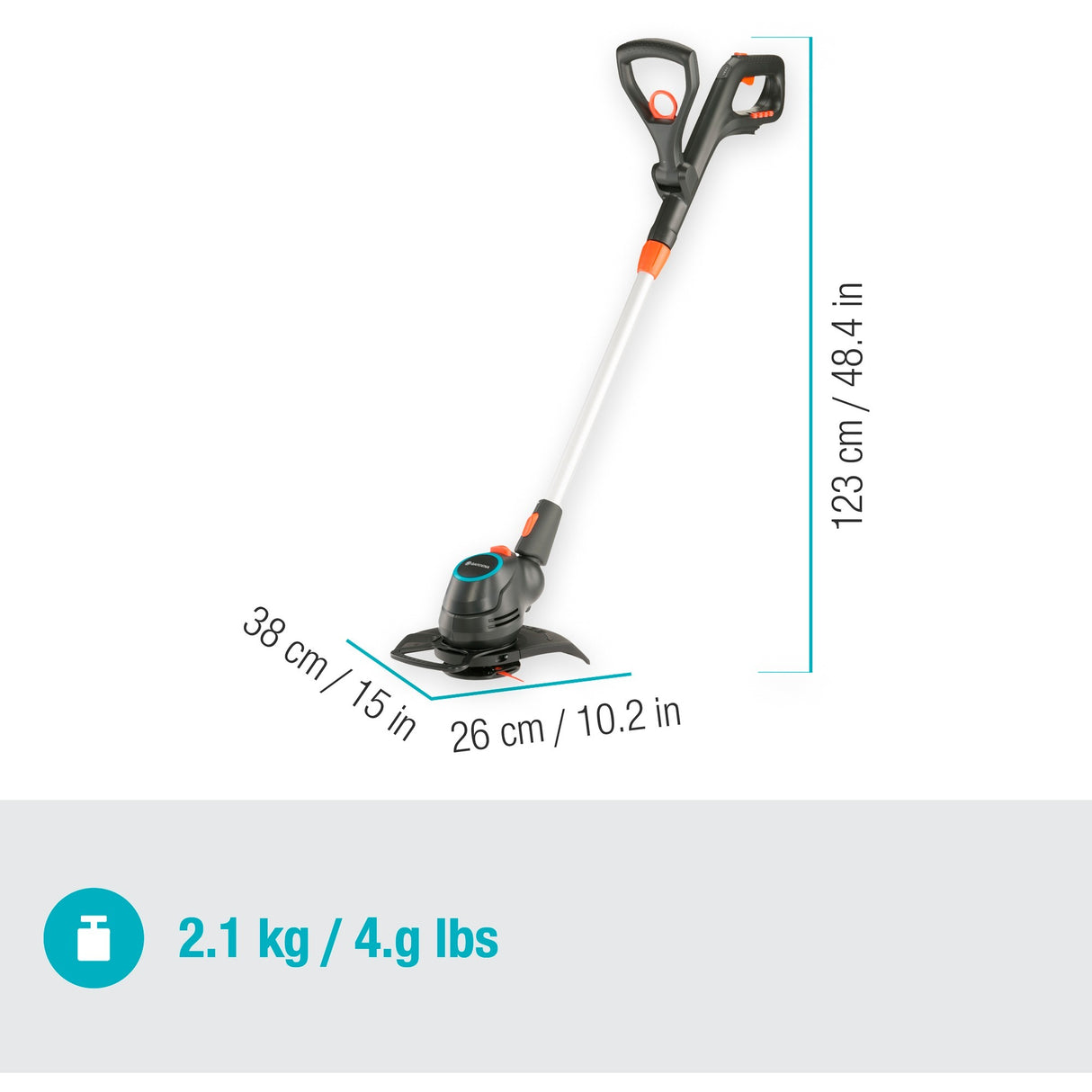Gardena Produkte Akku-Trimmer ComfortCut 23 18V P4A Solo