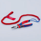 Knipex Spitzkombizange Kombizange (rot blau)