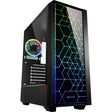 Sharkoon RGB Lit 100 Midi-Tower-Gehäuse (schwarz | 3x USB-A | RGB | Fenster)