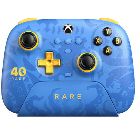 8bitdo ultimativer 3-Modus-Controller für Xbox – seltene Edition zum 40. Jubiläum (Blaugold, Xbox Series X|s, Xbox One, PC, Bluetooth USB-C 2,4 GHz)