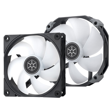 Silverstone SST-HYD140-ARGB CPU-Kühler (4-Pin-PWM-Lüfteranschluss, 4-1 Pin ARGB (5V LED))