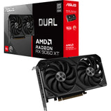 Asus Dual Radeon RX 9060 xt 16GB Grafikkarte (schwarz, 2x Display Port, 1x HDMI)