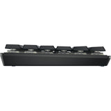 Cherry KW 550 MX LP, Tastatur (Schwarz, US-Layout, MX Low Profile 2.0 Elfenbein, 96 %, weiße LED, PBT-Tastenkappen)