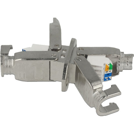 Delock Kupplung für Netzwerkkabel Cat.6a STP (Silber)