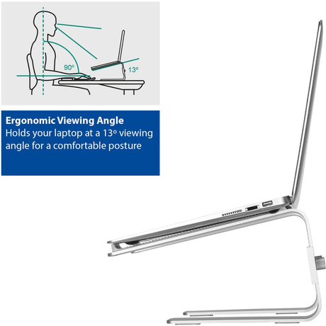 Act Connectivity Laptopständer Aluminium (Aluminium)