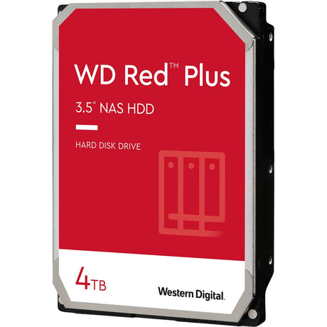 WD Red Plus 4 TB Festplatte (40efpx, SATA 600, 24 7, AF)