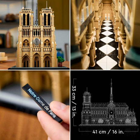 Lego-Architektur Notre-Dame von Paris – 21061