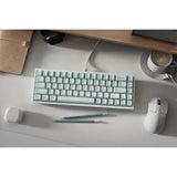 Keychron q16 he 8k magnetic switch keyboard (lichtgroen, us lay-out (qwerty), ultra-fast lime, 65%, rgb, hot swap, 8k)