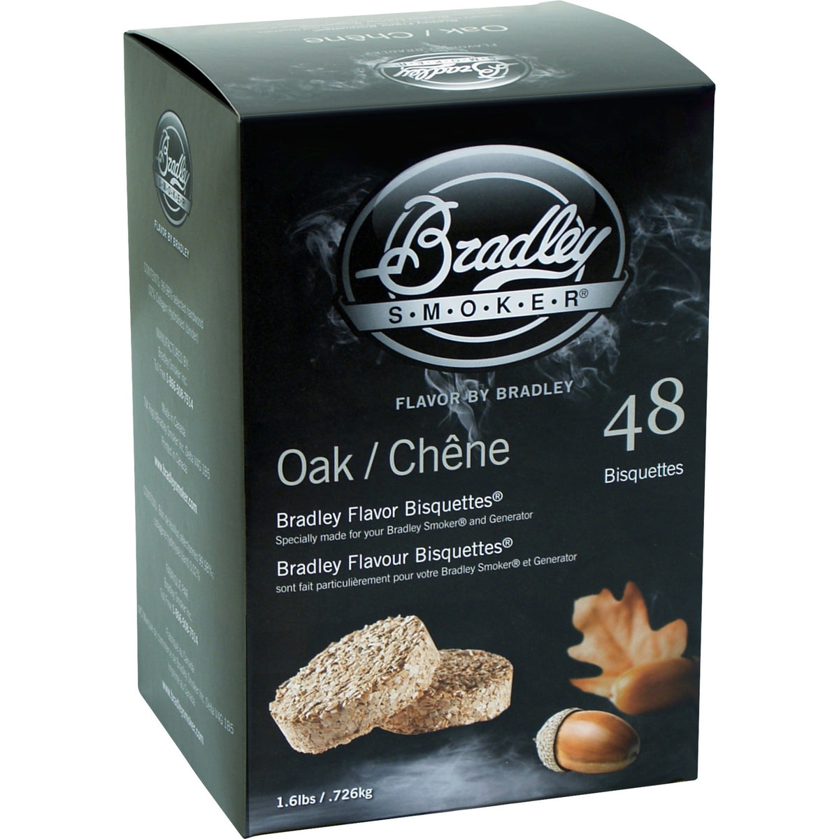 Bradley Eichenholzbriketts Räucherholz (48 Stück)