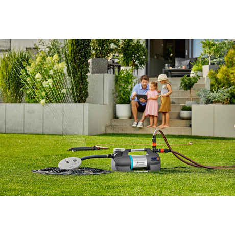 Gardena Bewässerungspumpe 6300 Silentcomfort (dunkelgrauer Edelstahl, 1050 Watt | Bluetooth)