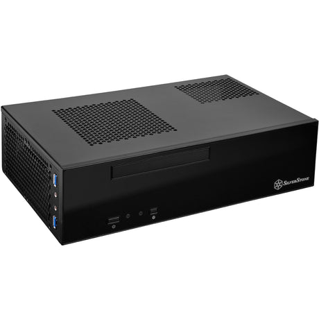 Silverstone sst-ml09b htpc-gehäuse (schwarz | 2x usb-a)