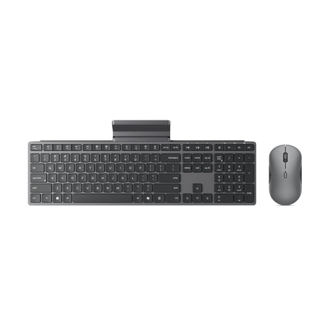 Lenovo 700 modern multi-device wireless combo desktopset (grijs, us lay-out (qwerty), 100%, 4000 dpi, 2.4 ghz, bt 5.3, usb-a)