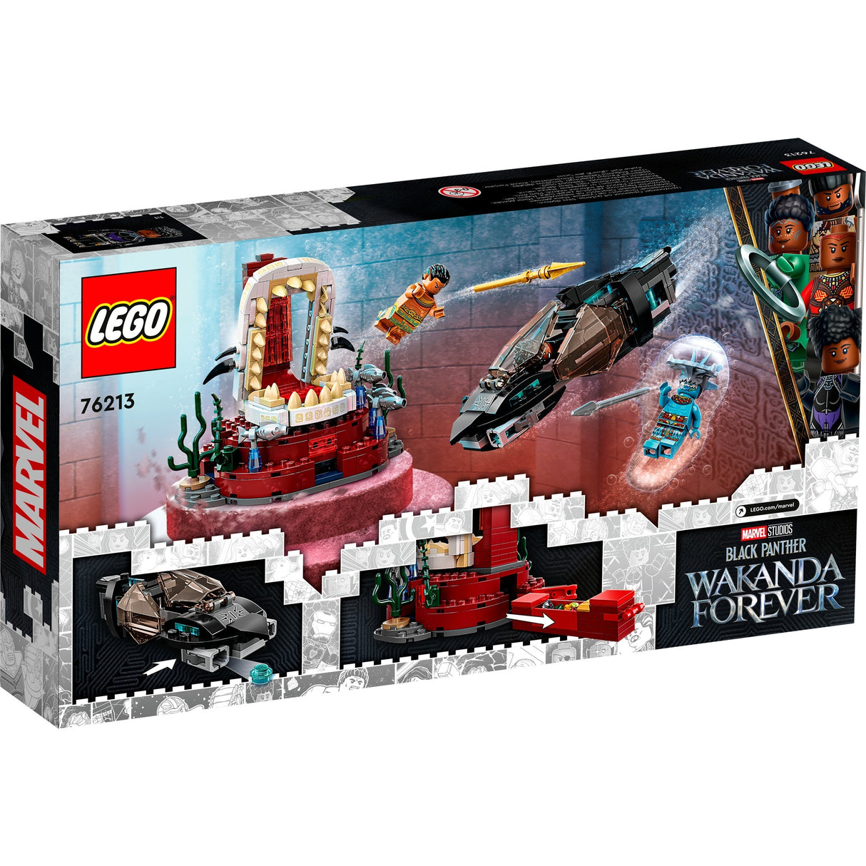Lego Marvel – Bauspielzeug „König Namors Thronsaal“ (76213)