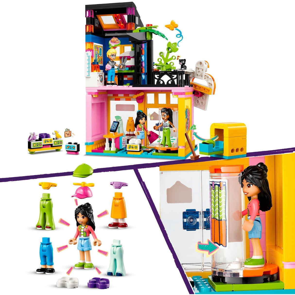 Lego Lego Freunde 42614 Vintage -Bekleidungsgeschäft