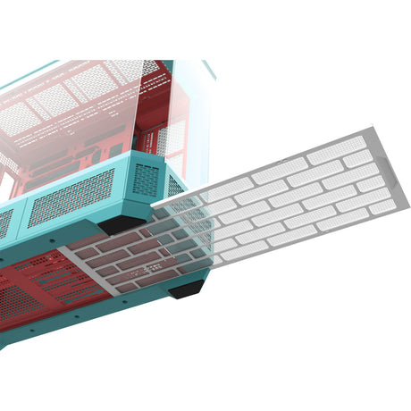 Thermaltake View 600 tg Mint Strawberry Big-Tower-Gehäuse (Mint Berry | 2x USB-A | 1x USB-C | gehärtetes Glas)
