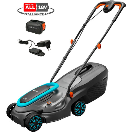 Gardena Powermax 32 18V P4A Read Rasenmäher Akku inkl. Ladegerät 18 V Schnittbreite max. 320 mm