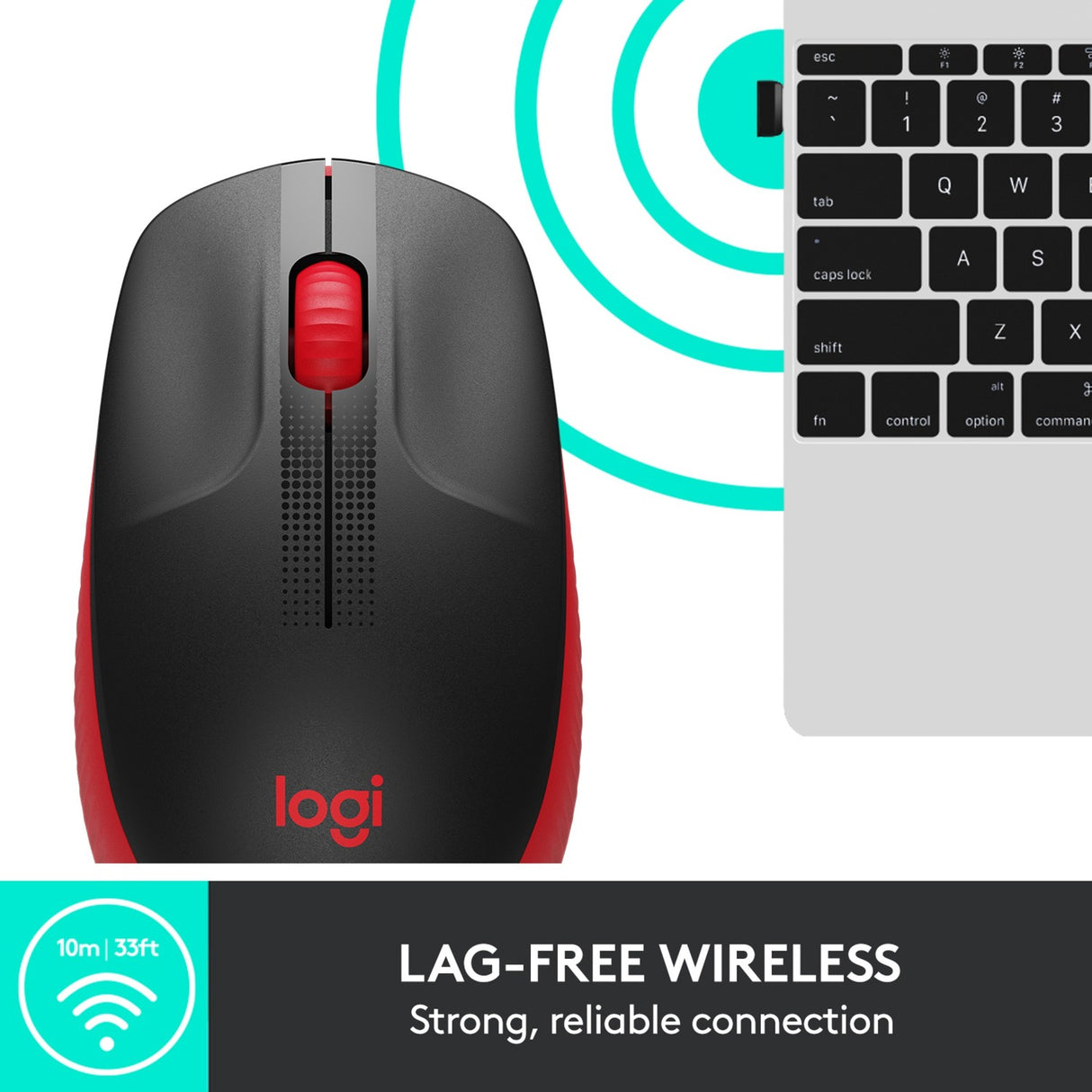 Logitech M190 Funkmaus in voller Größe