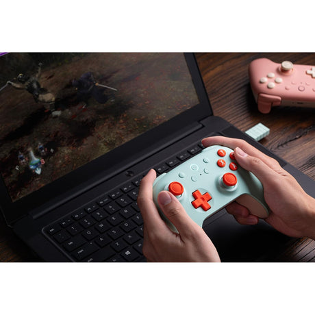 8bitdo Ultimate 2C kabelloses Gamepad (Mintorange)