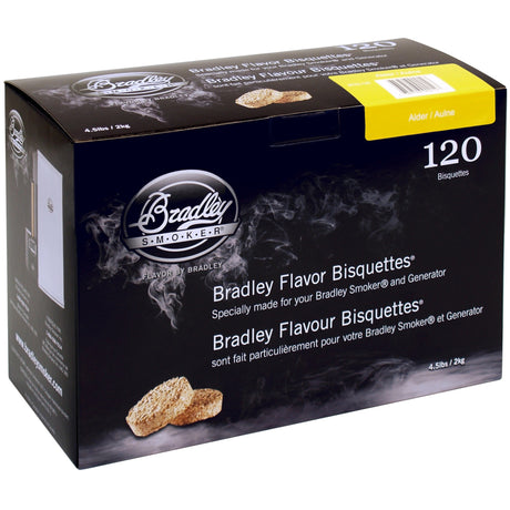 Bradley Erlenholzbriketts Räucherholz (120 Stück)