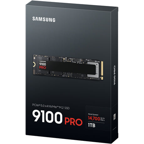 Samsung mz-vap1t0bw 9100 pro pcie® 5.0 nvme™ m.2 SSD – 1 TB, 1 TB, M.2, 14700 MB s