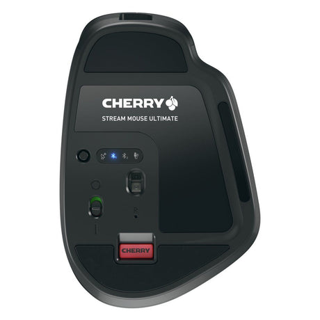 Cherry Stream Desktop Ultimate Wireless Desktop-Set (Schwarz, US-Layout (QWERTZ), SX-Scherentechnologie, 100 %, 4000 dpi, weiße LEDs, ABS, 2,4 GHz Bluetooth USB)