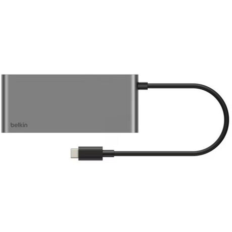 Belkin 8-poorts usb-c-hub met 2,5 gb ethernet-poort usb-hub (grijs)
