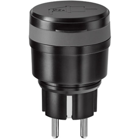 Click-on-Click-off AGC-3500 kompakter Outdoor-Stecker, schwarz