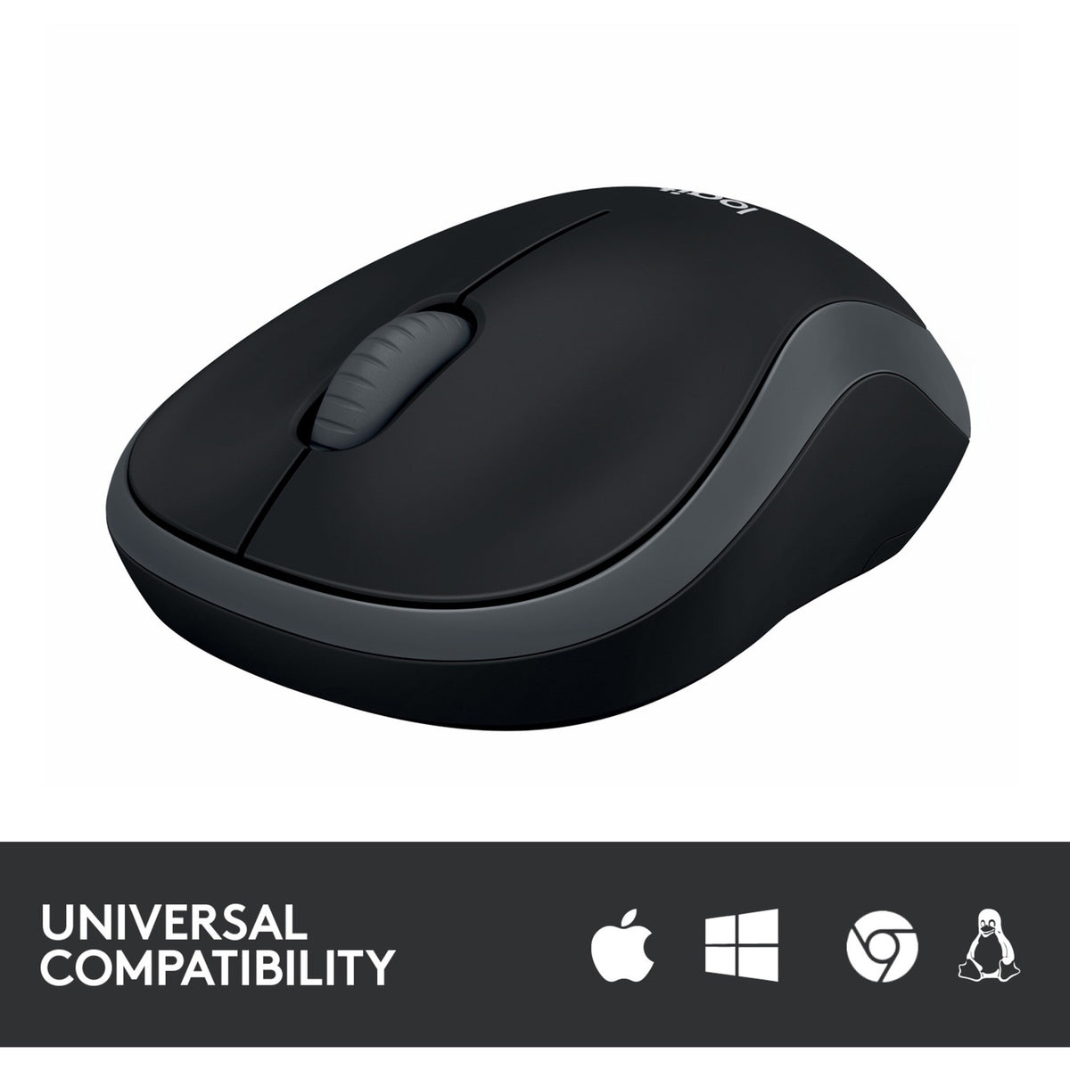 Maus logitech m185 grau, schwarz