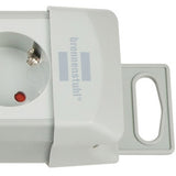 Brennerstuhl premium-line 4-fach Steckdosenleiste mit Schalter 1955540100 Steckdosenleiste (hellgrau)