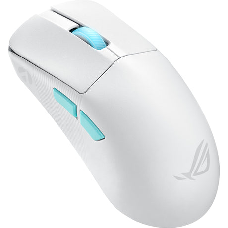 Asus Rog Harpe Ace Aim Lab Edition Gaming-Maus (weiß, 100–36.000 dpi, USB 2.0, 2,4 GHz, Bluetooth, RGB-LEDs)