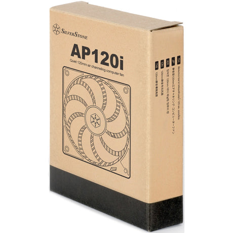 Silverstone Air Penetrator 120i Gehäuselüfter (schwarz, 120 x 120 x 25 mm)