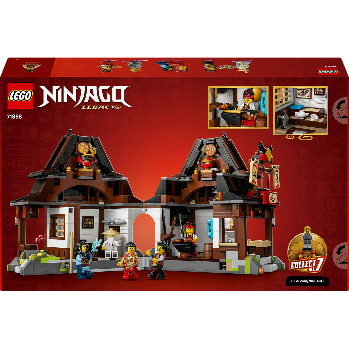 Lego 71858 Ninjago 15-jähriges Jubiläum Schmiede die vier Waffen