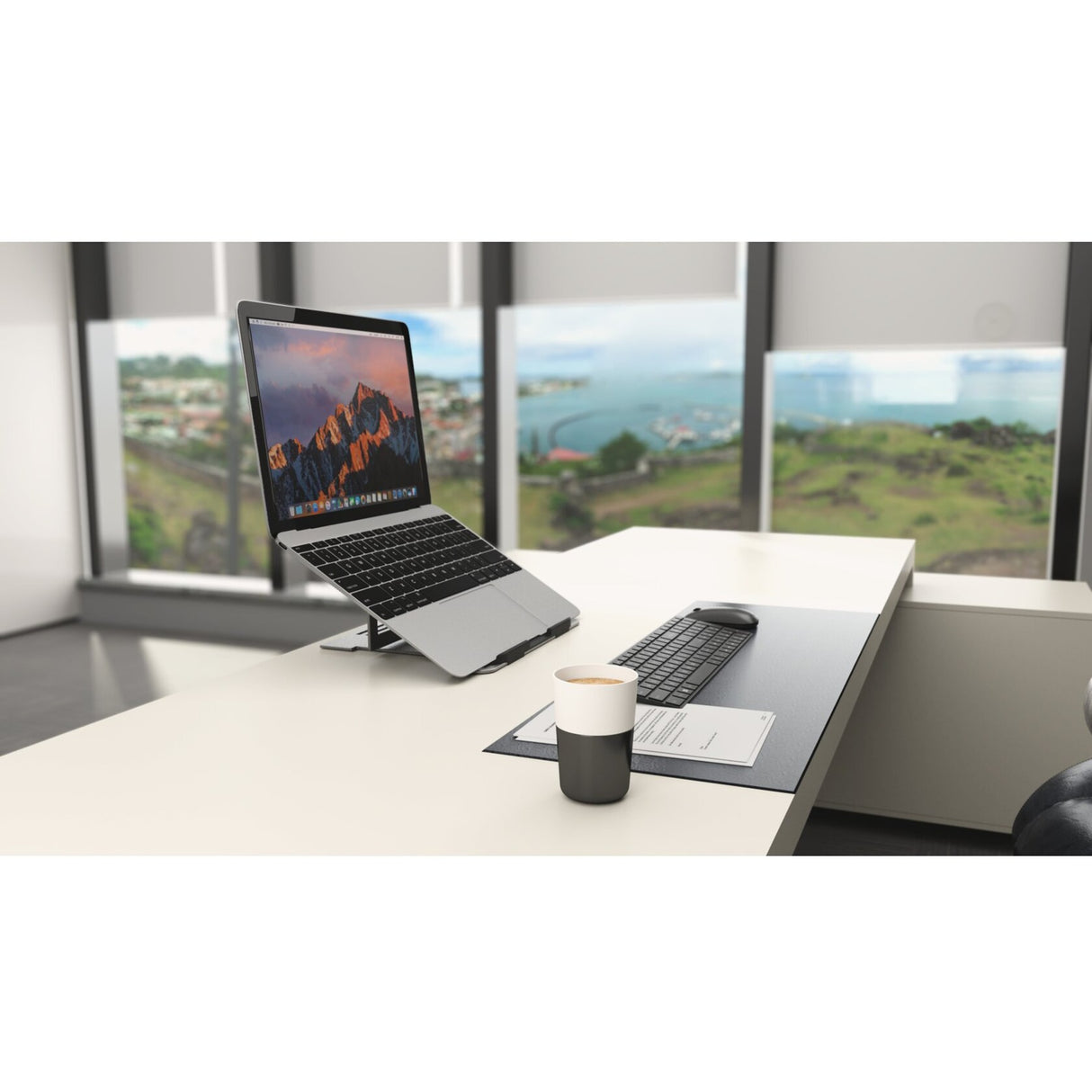 Kensington Easy Riser Laptop-Riser-Ständer aus Aluminium (Aluminium)