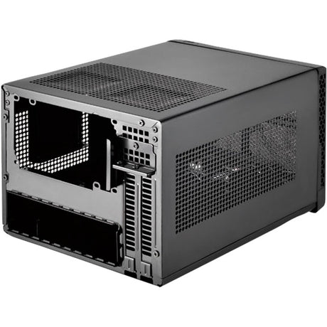 Silverstone SG13B Mini-Tower-Gehäuse (schwarz | 2x USB-A)
