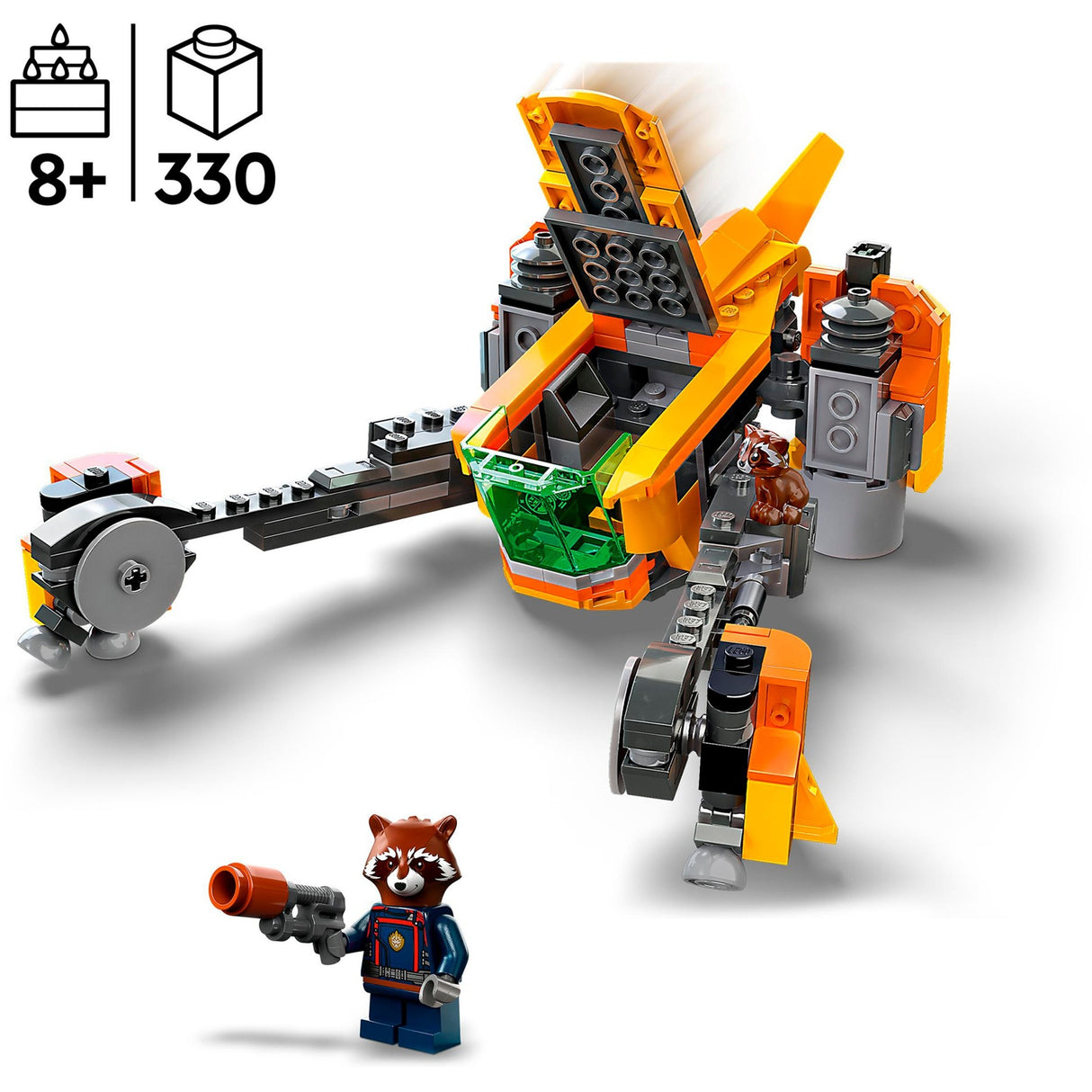 Lego Super Heroes 76254 Das Baby Rocketschiff