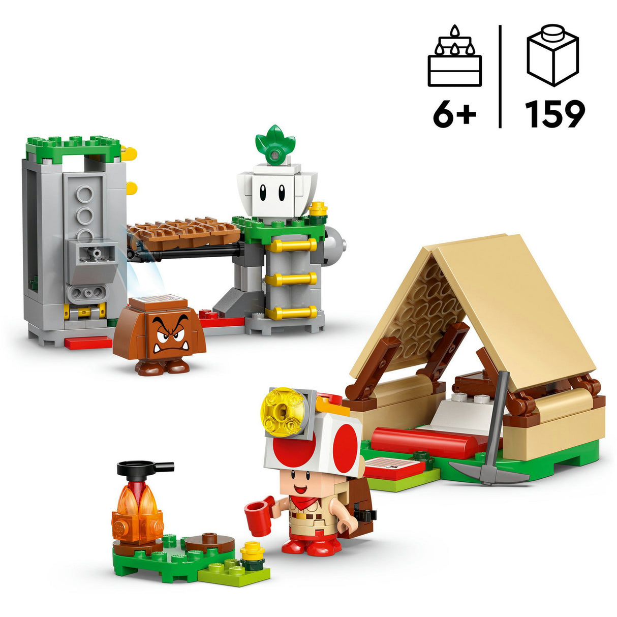 Lego Super Mario 72040 Toad Boss Campingplatz