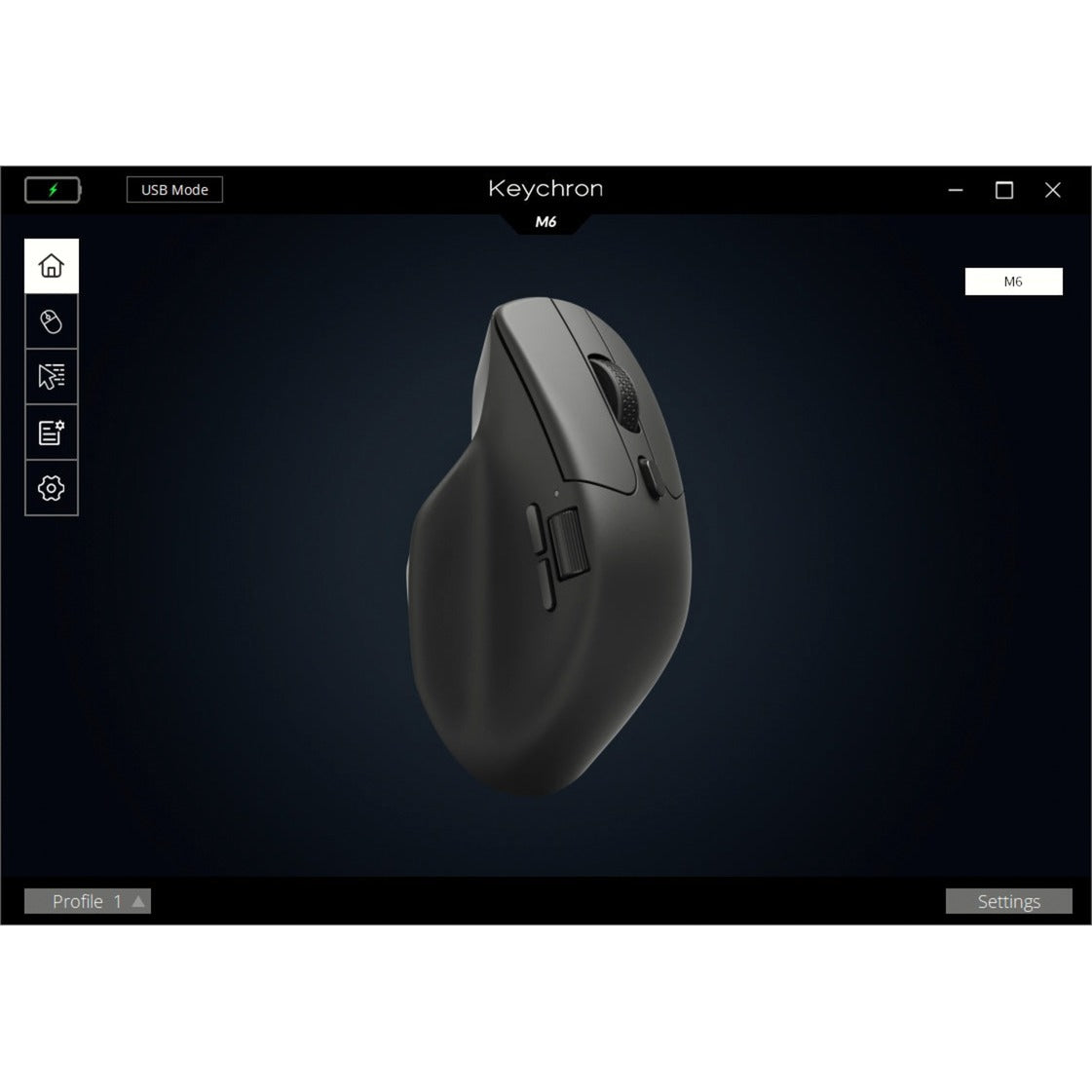 Keychron M6-A3 kabellose Maus