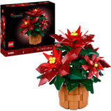 Lego icons kerstster poinsettia - 10370