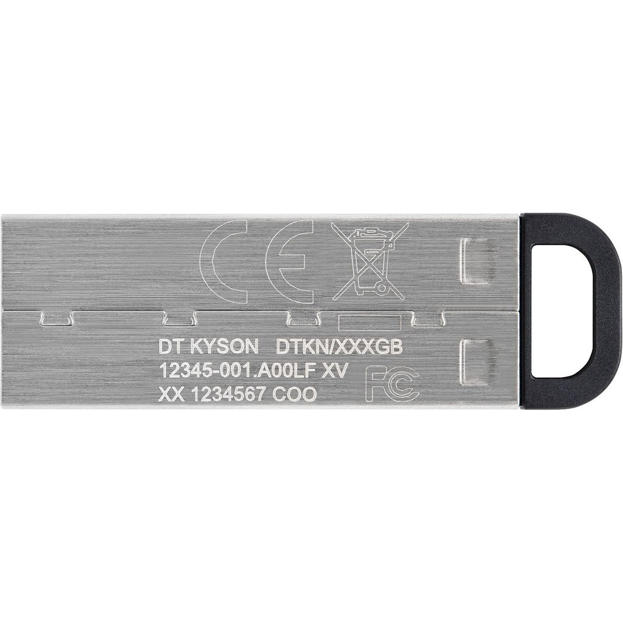 Kingston Data Traveler Kyson 64 GB USB-Stick (Silber, Dtkn 64 GB)