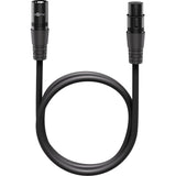 Goobay xlr-aansluitkabel (zwart, 2 meter)
