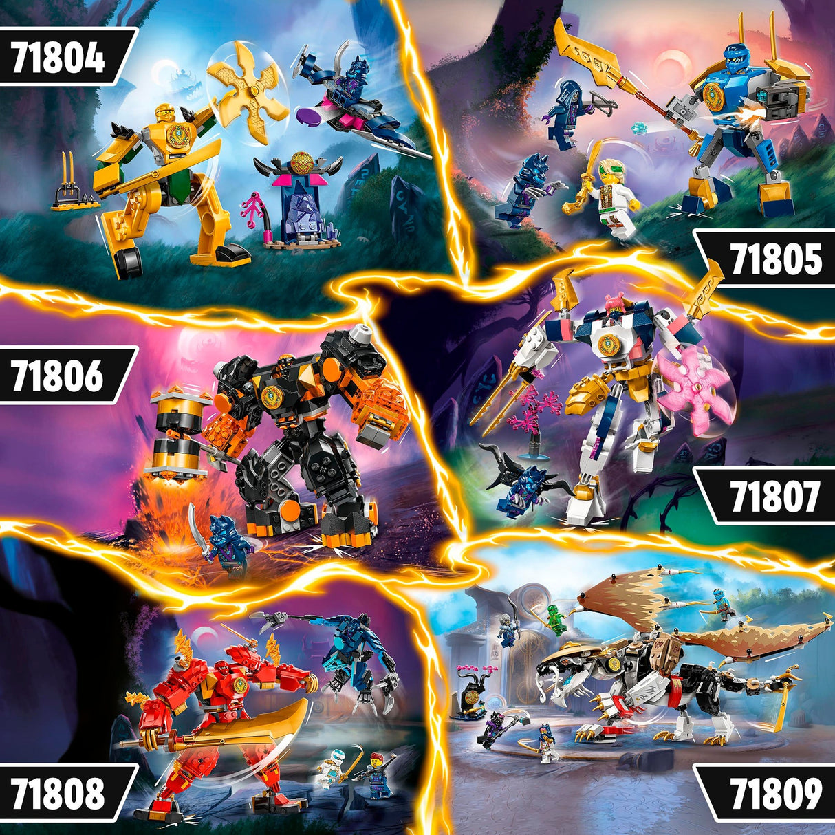 Lego Lego Ninjago 71807 Soras Elementary TechMecha