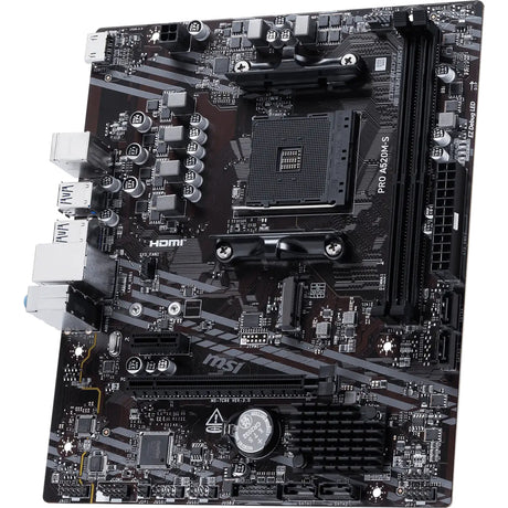 Msi pro a520m-s socket am4 moederbord (raid, gb-lan, sound, µatx)