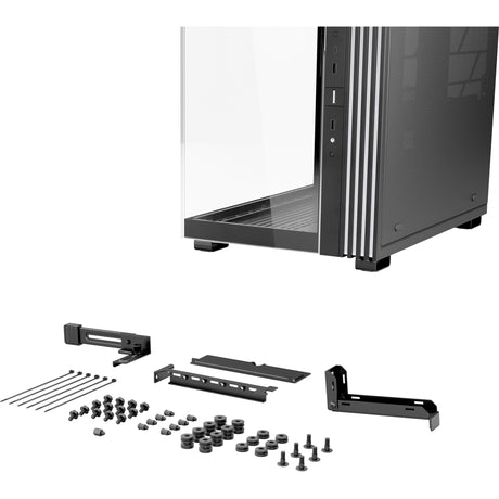 Ruhig sein! Light Base 600 dx Midi-Tower-Gehäuse (schwarz | 2x USB-A | 1x USB-C | RGB | Fenster)