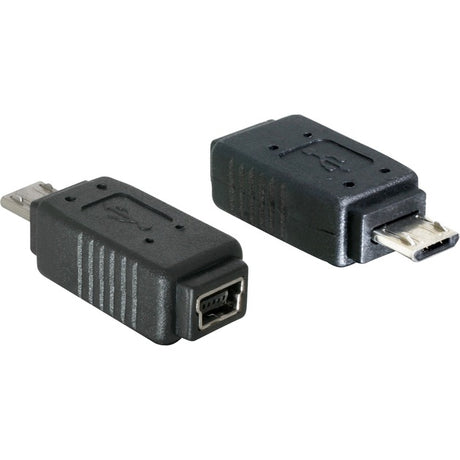 Delock Adapter USB 2.0, Micro-B > Mini-B (schwarz, 65063)